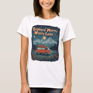 Camiseta Explorar más, preocuparse menos