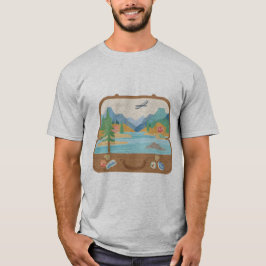Camiseta Explorar más - Tee de aventuras al aire libre