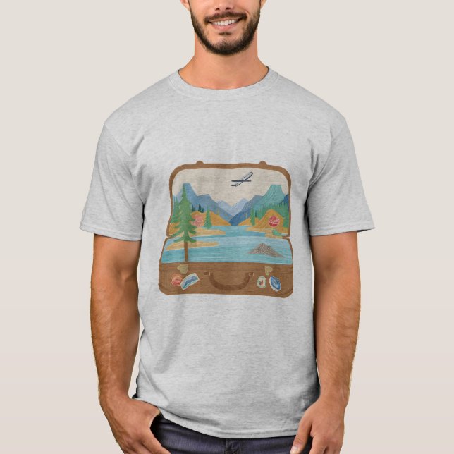 Camiseta Explorar más - Tee de aventuras al aire libre (Anverso)