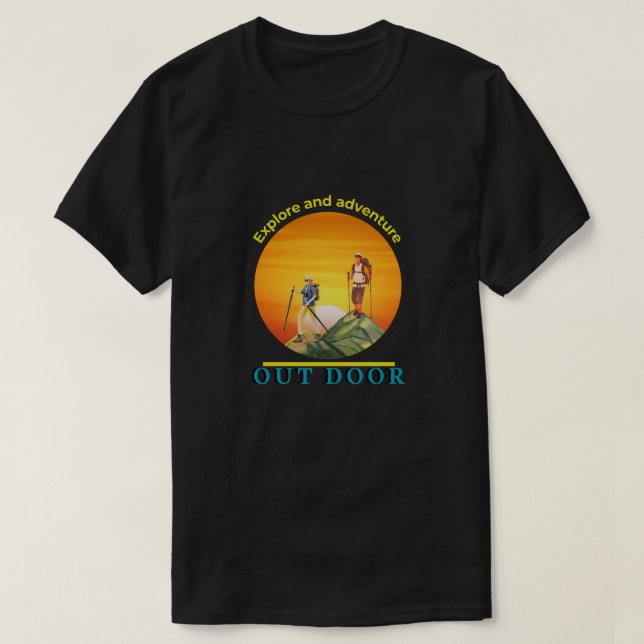 Camiseta explorar y aconsejar (Diseño del anverso)