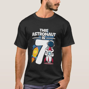 Camiseta Explore El Cohete Galaxy Cosmos Astronauta 7º Bir