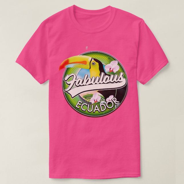 Camiseta Explore el fabuloso Ecuador (Diseño del anverso)