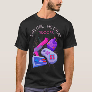 Camiseta Explore El Gran Meme De Los Jugadores De Juegos Re