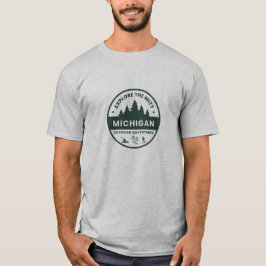 Camiseta Explore El Mitt, Michigan Mens T-Shirt