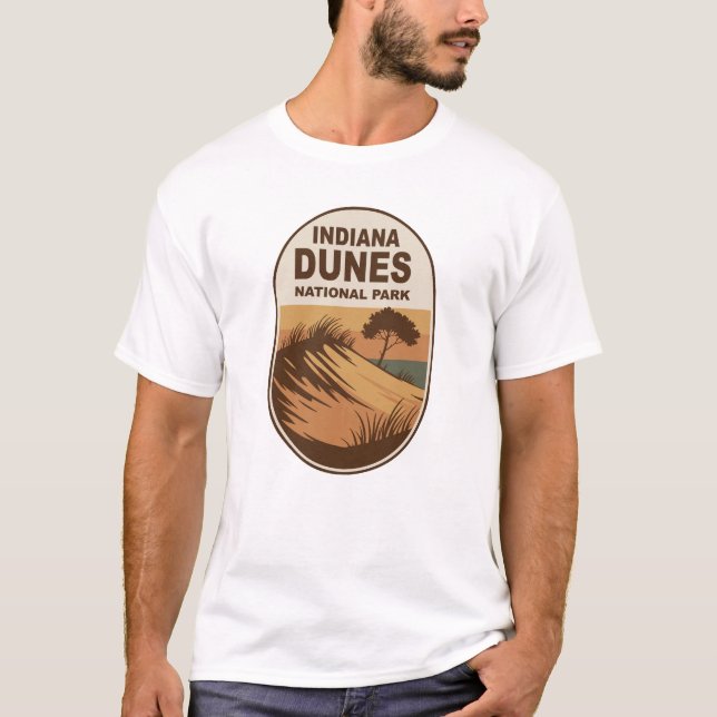 Camiseta Explore el Parque Nacional de las Dunas de Indiana (Anverso)
