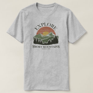 Camiseta Explore el Parque Nacional Great Smoky Mountains