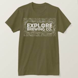 Camiseta Explore la elaboración de la cerveza (la impresi