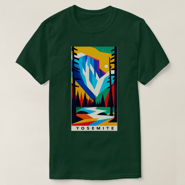 Camiseta Explore la majestuosa naturaleza de Yosemite TShir (Diseño del anverso)