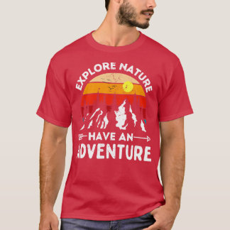 Camiseta Explore la naturaleza y disfrute de una aventura