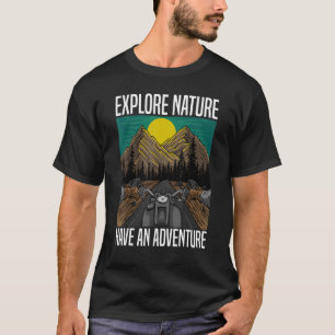 Camiseta Explore La Naturaleza Y Pase Por Un Explorador De 