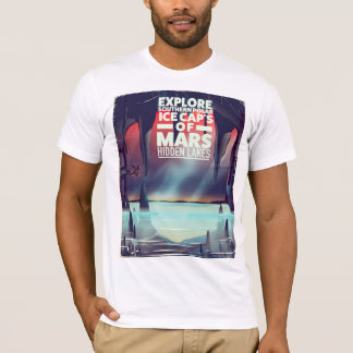 Camiseta Explore los lagos ocultos de la capa de hielo de M