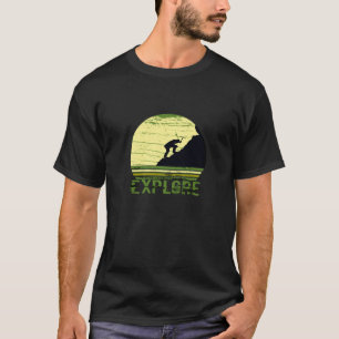 Camiseta Explore más el senderismo salvaje