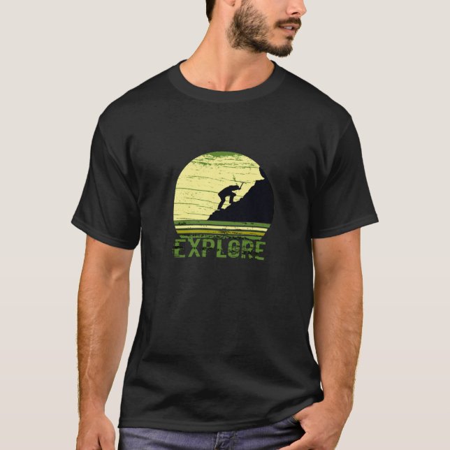 Camiseta Explore más el senderismo salvaje (Anverso)