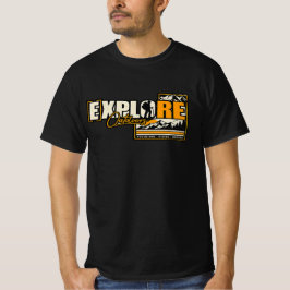 Camiseta Explore Outdoors Adventure Graphic T-Shirt for Men