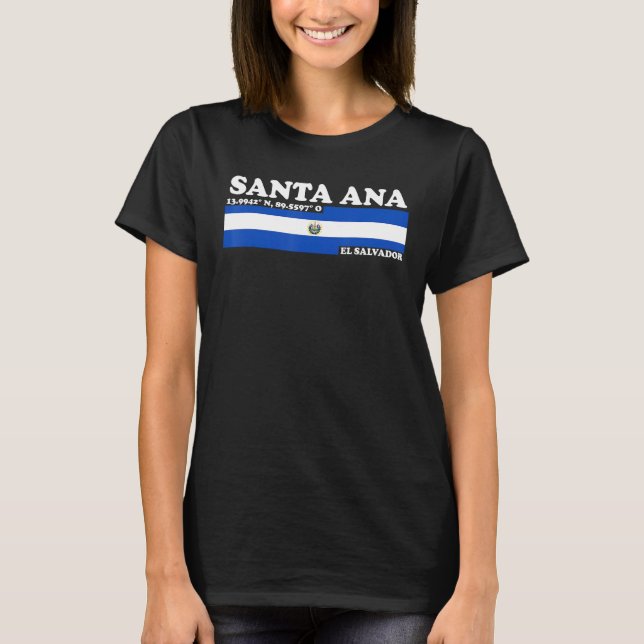 Camiseta Explore Santa Ana The Magic of Coordinates (Anverso)