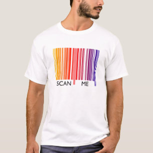 Camiseta Explóreme código de barras colorido