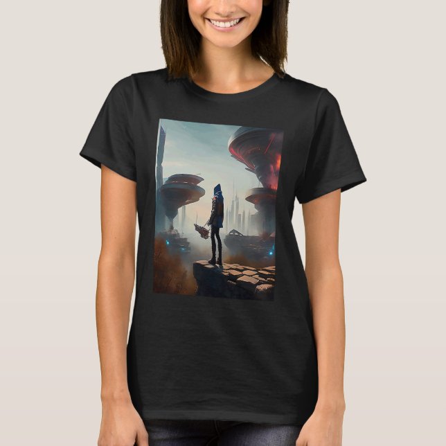 Camiseta Exploring an Alien World (Anverso)