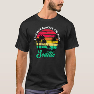 Camiseta Exploro Las Playas Y El Lavandería Surf Seattle