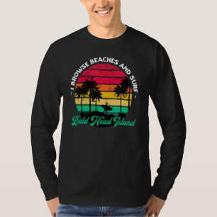 Camiseta Exploro Las Playas Y El Surf Bald Head Island Surf