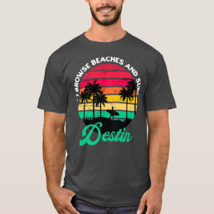 Camiseta Exploro las playas y el surf Destin Surfing Florid