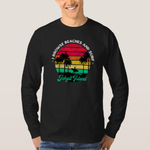Camiseta Exploro Las Playas Y El Surf Jekyll Island Surfing