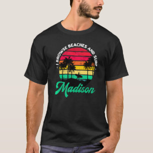 Camiseta Exploro Las Playas Y El Surf Madison Surfing Conne