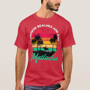 Camiseta Exploro las playas y el surf Matlacha Surfing Flor