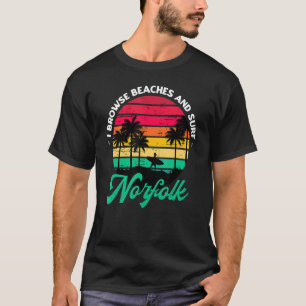Camiseta Exploro Las Playas Y El Surf Norfolfing Virginia