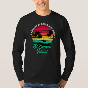 Camiseta Exploro Las Playas Y El Surf St Simons Island Surf