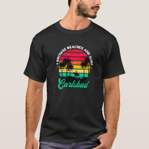 Camiseta Exploro Las Playas Y La Calibre De Surf Carlsbad