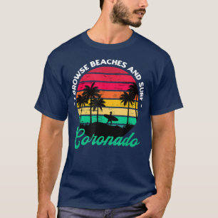 Camiseta Exploro las playas y la pista de surf Coronado