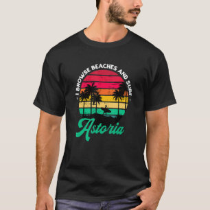 Camiseta Exploro Las Playas Y Surf Astoria Surfing Oregon S