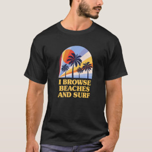 Camiseta Exploro Las Playas Y Surf Beach Surfing Ocean Surf