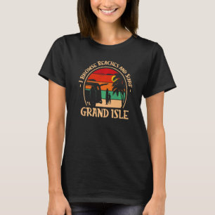 Camiseta Exploro Las Playas Y Surf Grand Isle Surfing Louis
