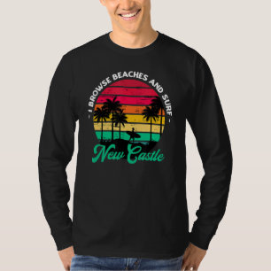 Camiseta Exploro Las Playas Y Surf New Castle Surfing New H