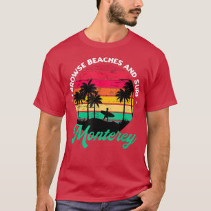 Camiseta Exploro playas y surf Monterey: Calibre