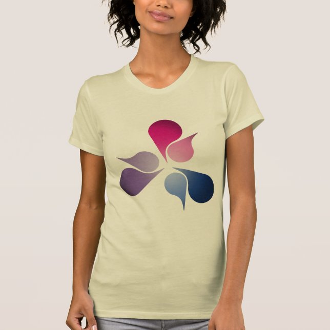 CAMISETA EXPLOSIÓN BISEXUAL DEL ORGULLO (Anverso)