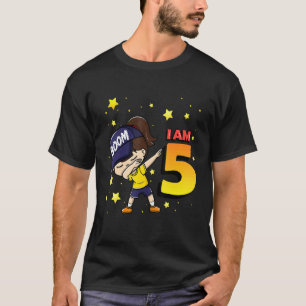 Camiseta Explosión Cumplo 5 Cumpleaños de niña Fiesta de 5º