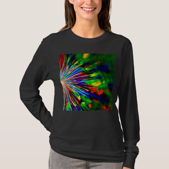 Camiseta Explosión de arcoíris  (Anverso)