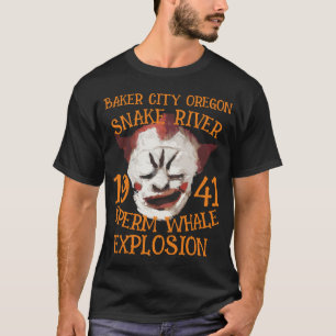 Camiseta Explosión de ballena esperma BAKER CITY RÍO SNAKE 
