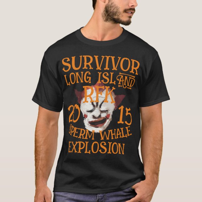 Camiseta Explosión de ballena esperma FW HG SL SUPERVIVIENT (Anverso)