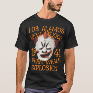 Camiseta Explosión de ballena esperma LOS ALAMOS NUEVO MÉXI