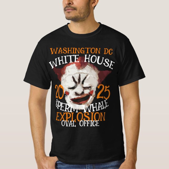 Camiseta Explosión de ballena esperma TRUMP CASA BLANCA 202 (Anverso)