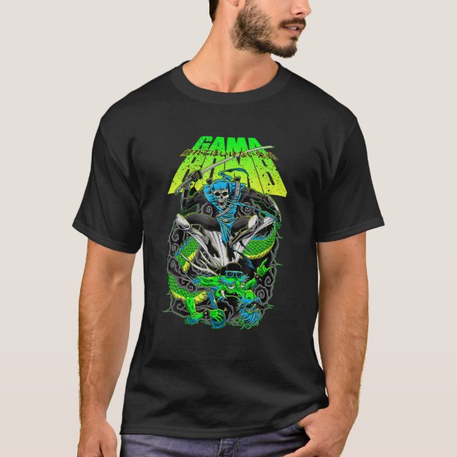 Camiseta Explosión de bomba en Ninja Legends Viaja a un dra (Anverso)