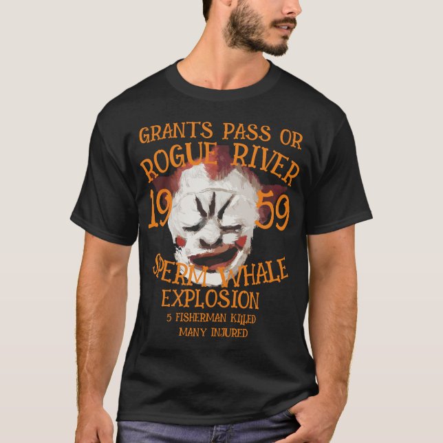 Camiseta Explosión de cachalote GRANTS PASS O ROGUE RIVER (Anverso)