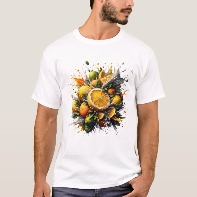 Camiseta Explosión de cítricos (Anverso)