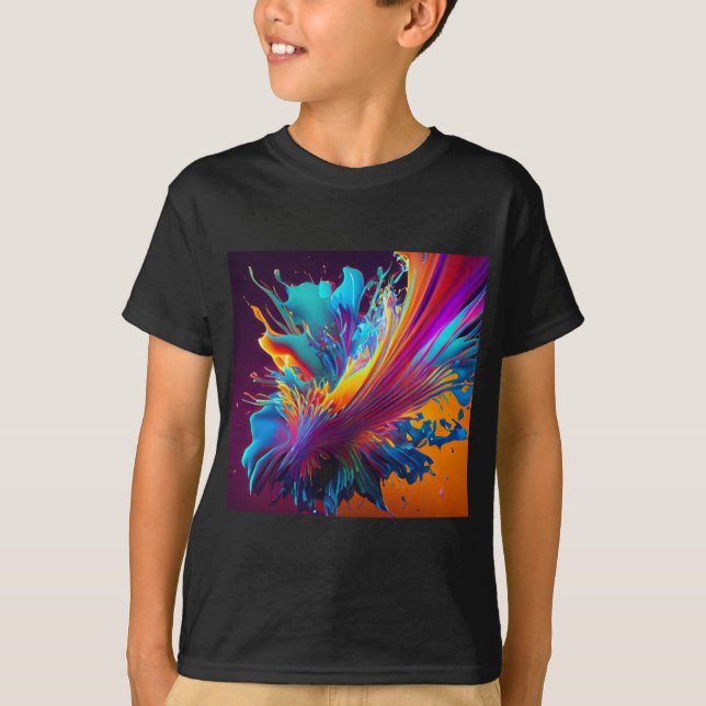 Camiseta Explosión de color (Anverso)