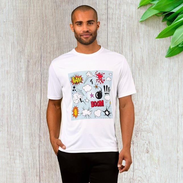Camiseta Explosión de Cómic Retro Pop Art (Subido por el creador)
