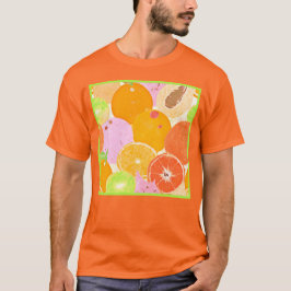 Camiseta Explosión de fruta colorida
