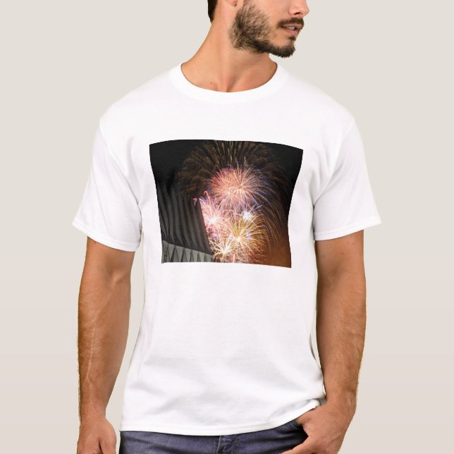Camiseta Explosión de fuegos artificiales (Anverso)